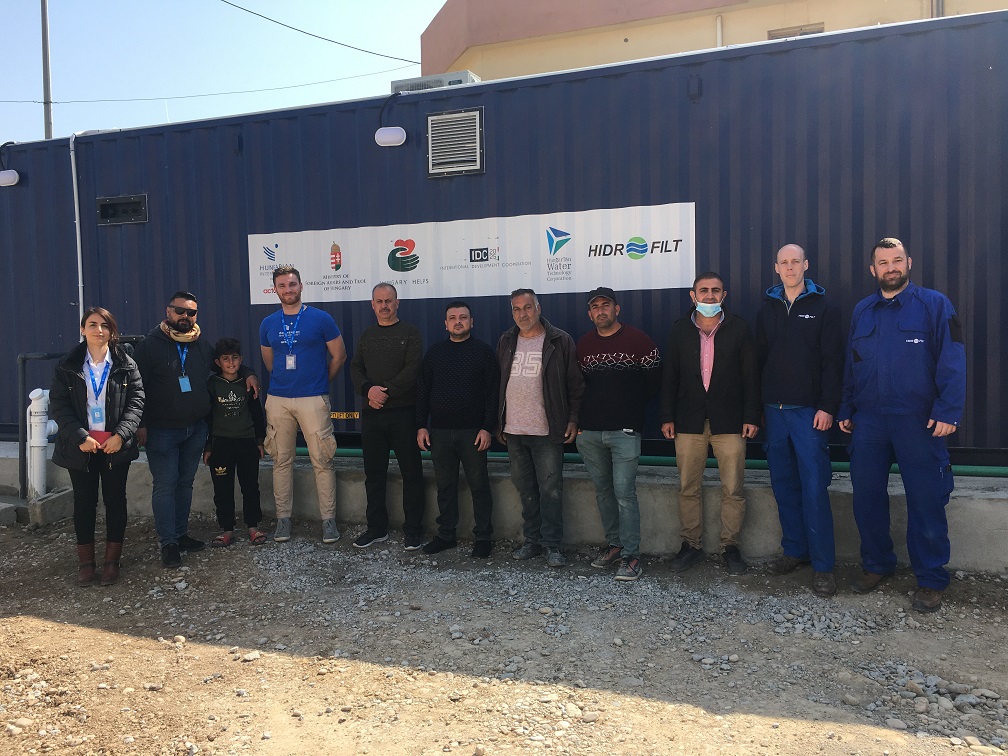 Containerized drinking water treatment plant in Karemlash, Iraq