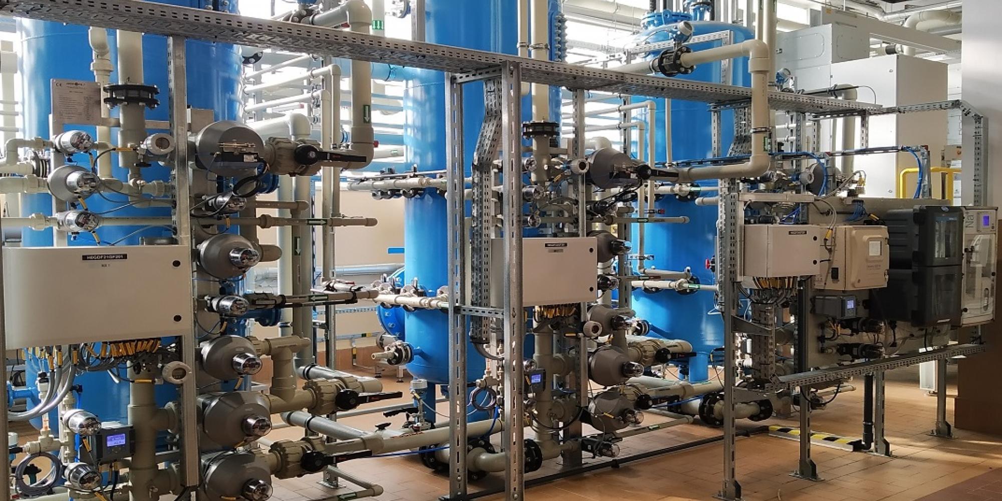 Production of desalinated water for power plants in Poland