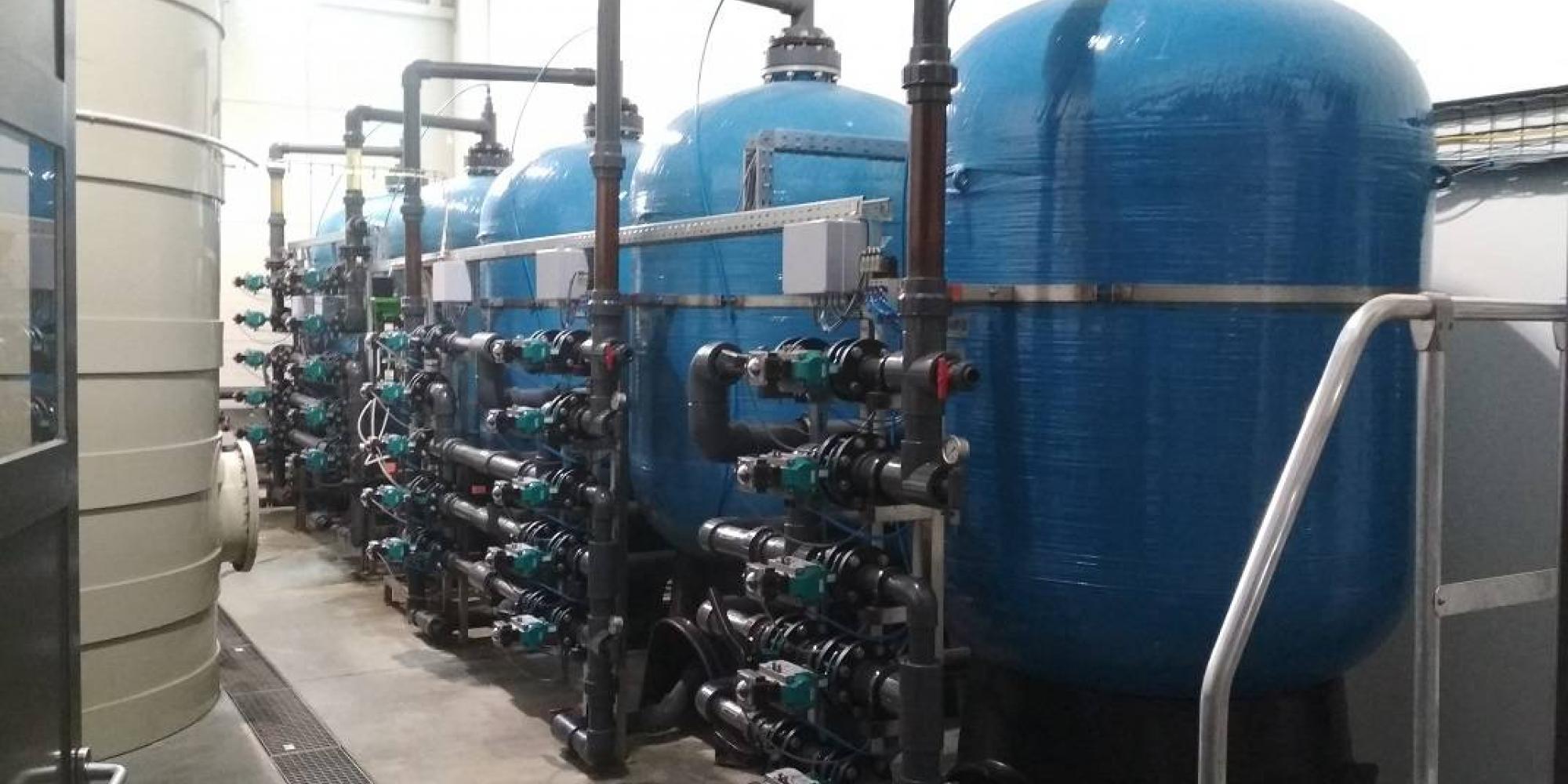 Desalination system for energy drink production in Hungary